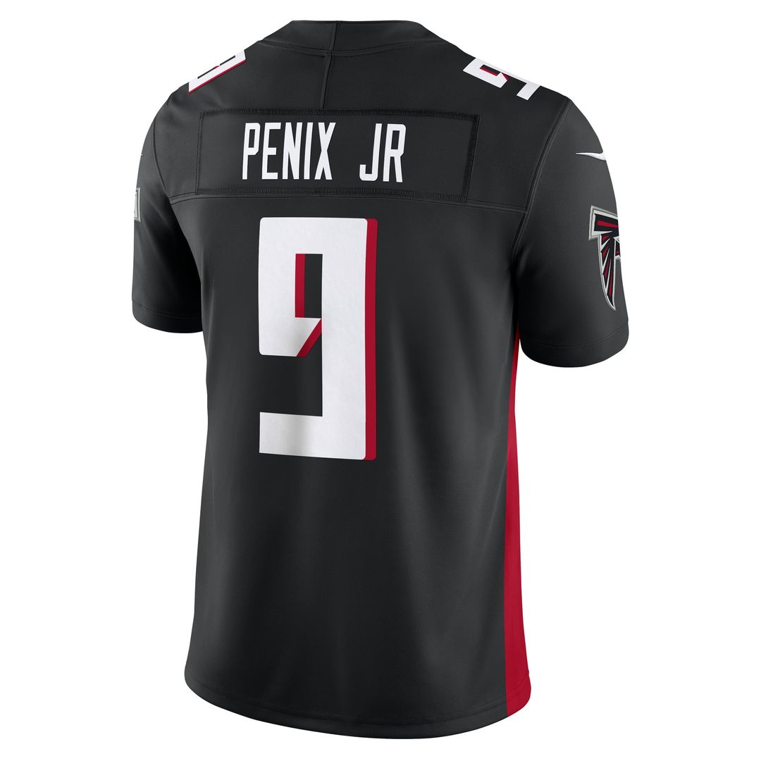 Men's Atlanta Falcons Michael Penix Jr. Nike Black Vapor F.U.S.E. Limited Jersey