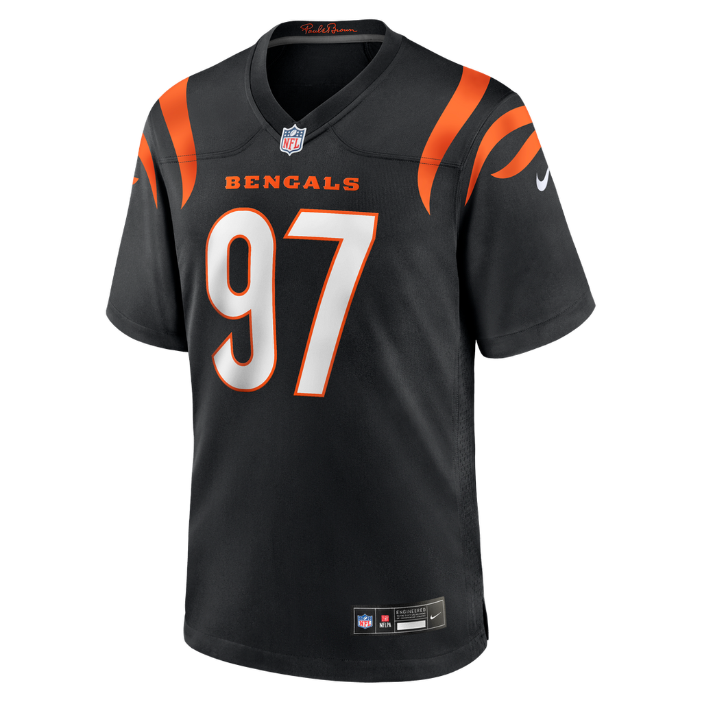 Men's Cincinnati Bengals Shemar Stewart Nike  Black Team Game Jersey