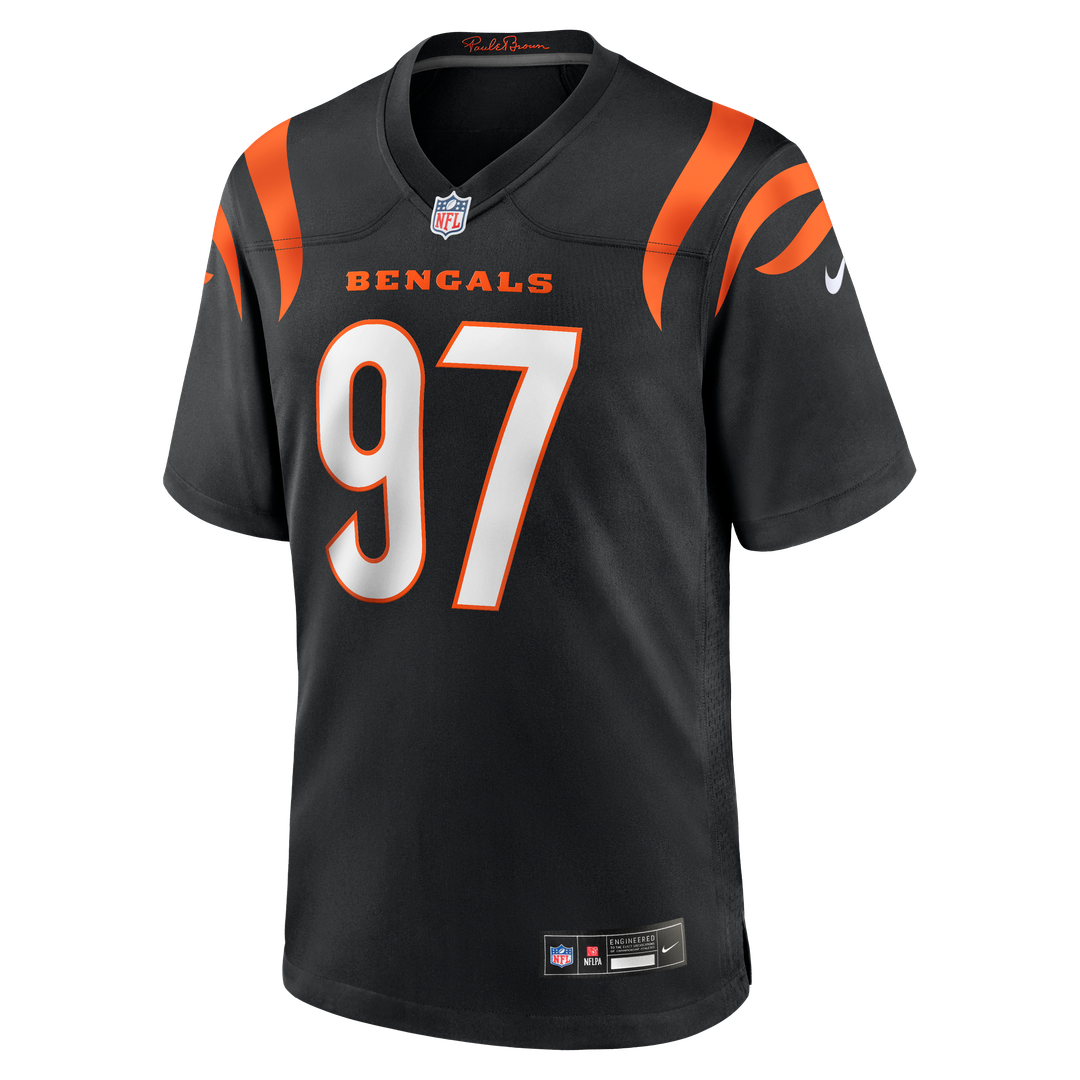 Men's Cincinnati Bengals Shemar Stewart Nike  Black Team Game Jersey