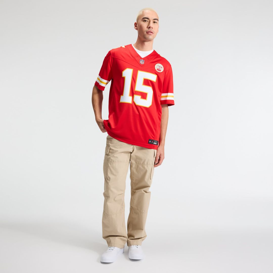 Men's Kansas City Chiefs Patrick Mahomes Nike White Vapor F.U.S.E. Stitched Limited Jersey