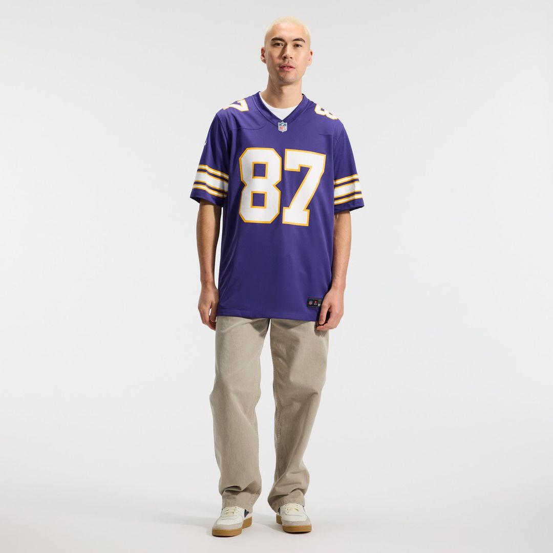 Men's Minnesota Vikings T.J. Hockenson Nike Purple Classic Player Game Jersey