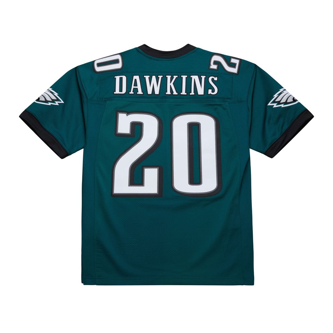 Men's Philadelphia Eagles Brian Dawkins Mitchell & Ness Green 2007 Authentic Throwback Retired Player Jersey
