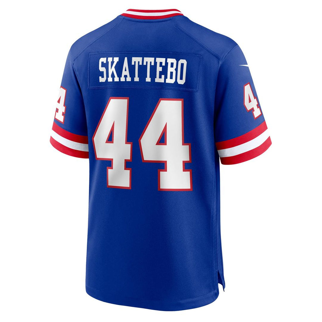 Men's New York Giants Cam Skattebo Nike Royal Alternate 2 Legacy Game Jersey