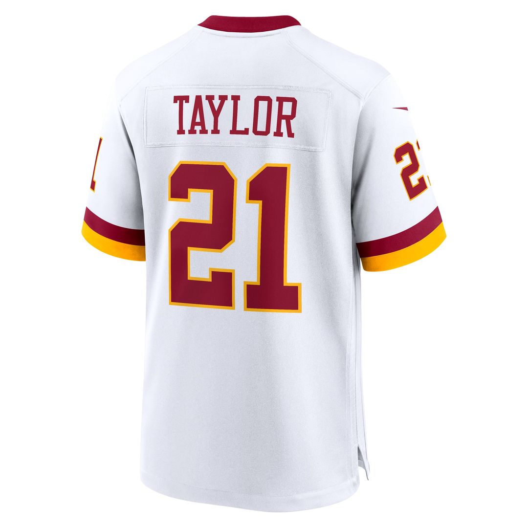 Men's Washington Commanders Sean Taylor Nike White Game Super Bowl Era Jersey