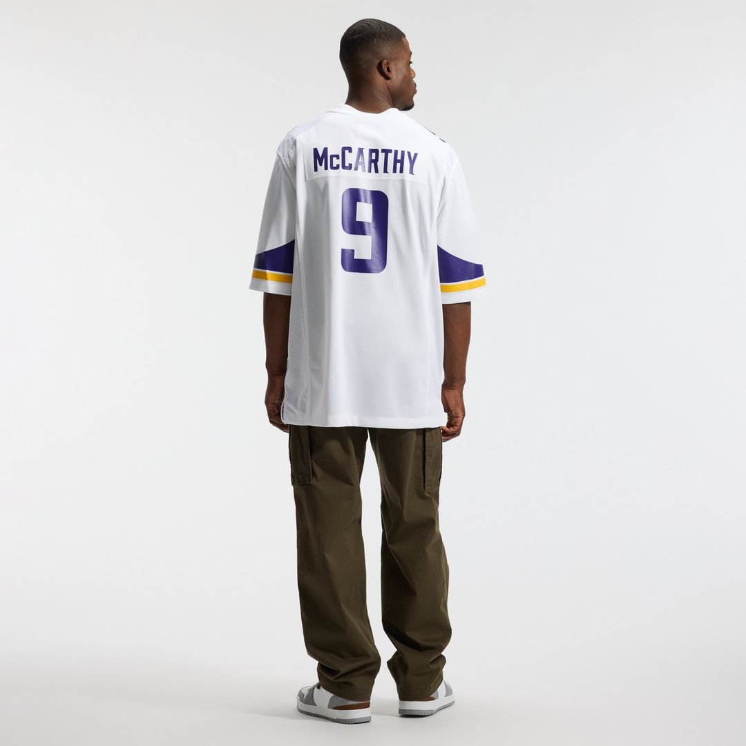 Men's Minnesota Vikings J.J. McCarthy Nike Purple 2nd Alternate  Player Game Jersey