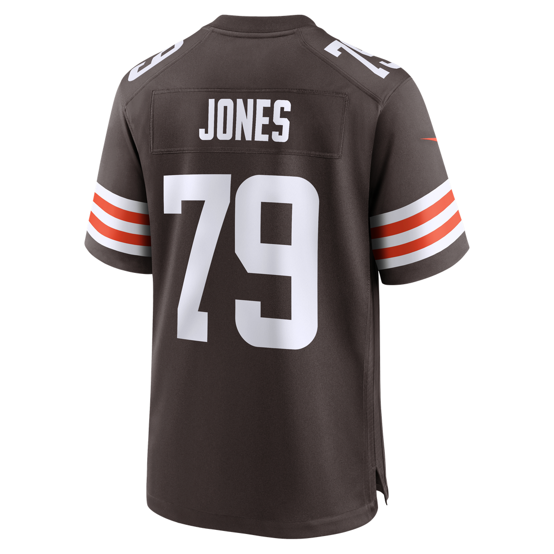 Men's Cleveland Browns Dawand Jones Nike  Brown Team Game Jersey