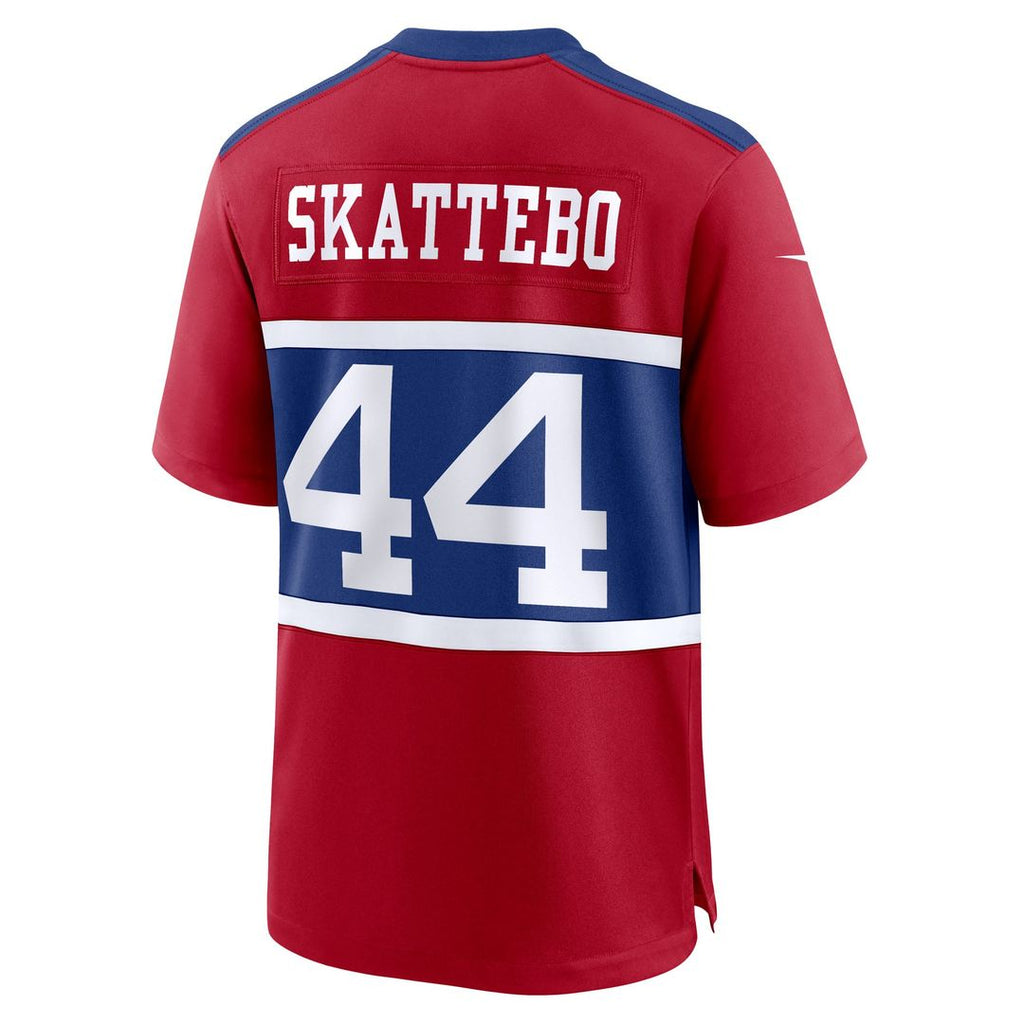 Men's New York Giants Cam Skattebo Nike White Game Jersey