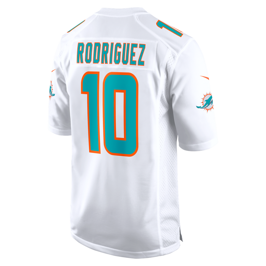 Men's Miami Dolphins Jacob Rodriguez Nike White Game Jersey