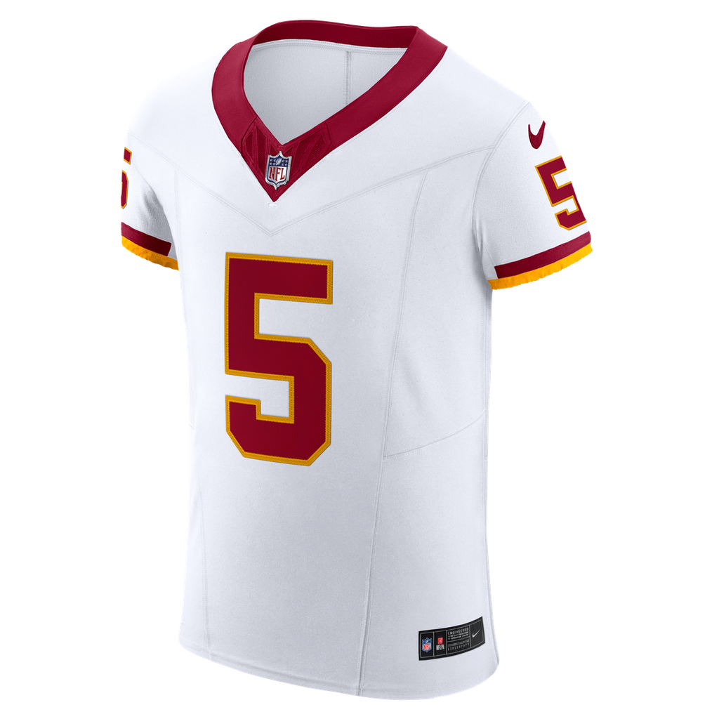 Men's Washington Commanders Jayden Daniels Nike White Alternate 2 Super Bowl Era Vapor F.U.S.E. Elite Jersey