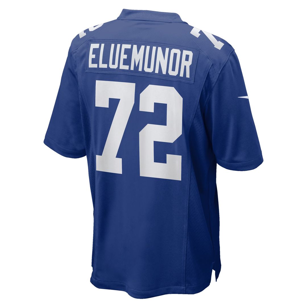 Men's New York Giants Jermaine Eluemunor Nike  Royal Team Game Jersey