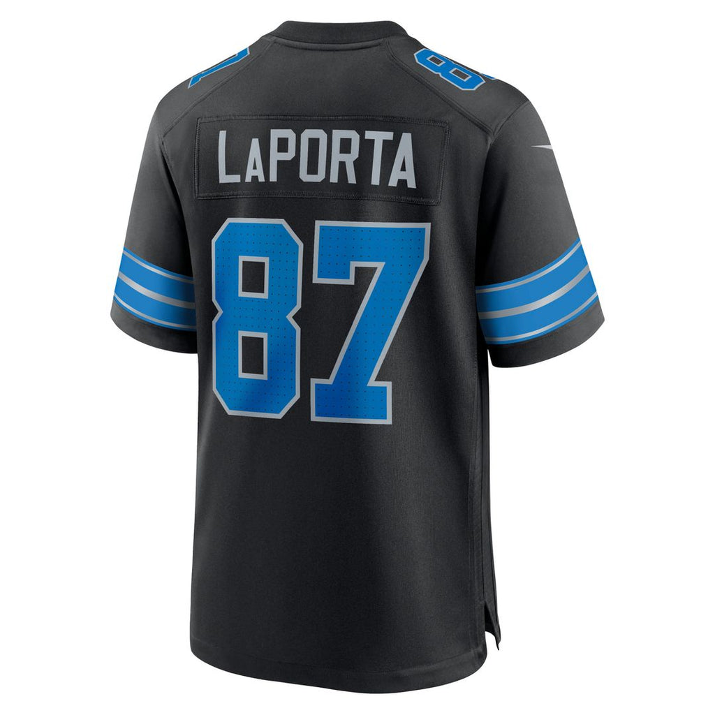 Men's Detroit Lions Sam LaPorta Nike  White White Game Jersey
