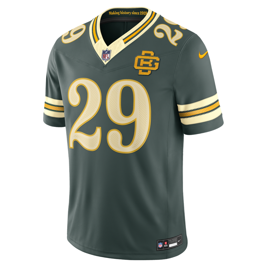 Men's Green Bay Packers Xavier McKinney Nike Green 2026 Rivalries Collection Stitched Limited Jersey