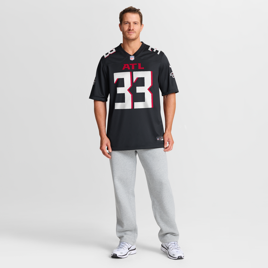 Men's Atlanta Falcons Michael Turner Nike Black Game Retired Player Jersey