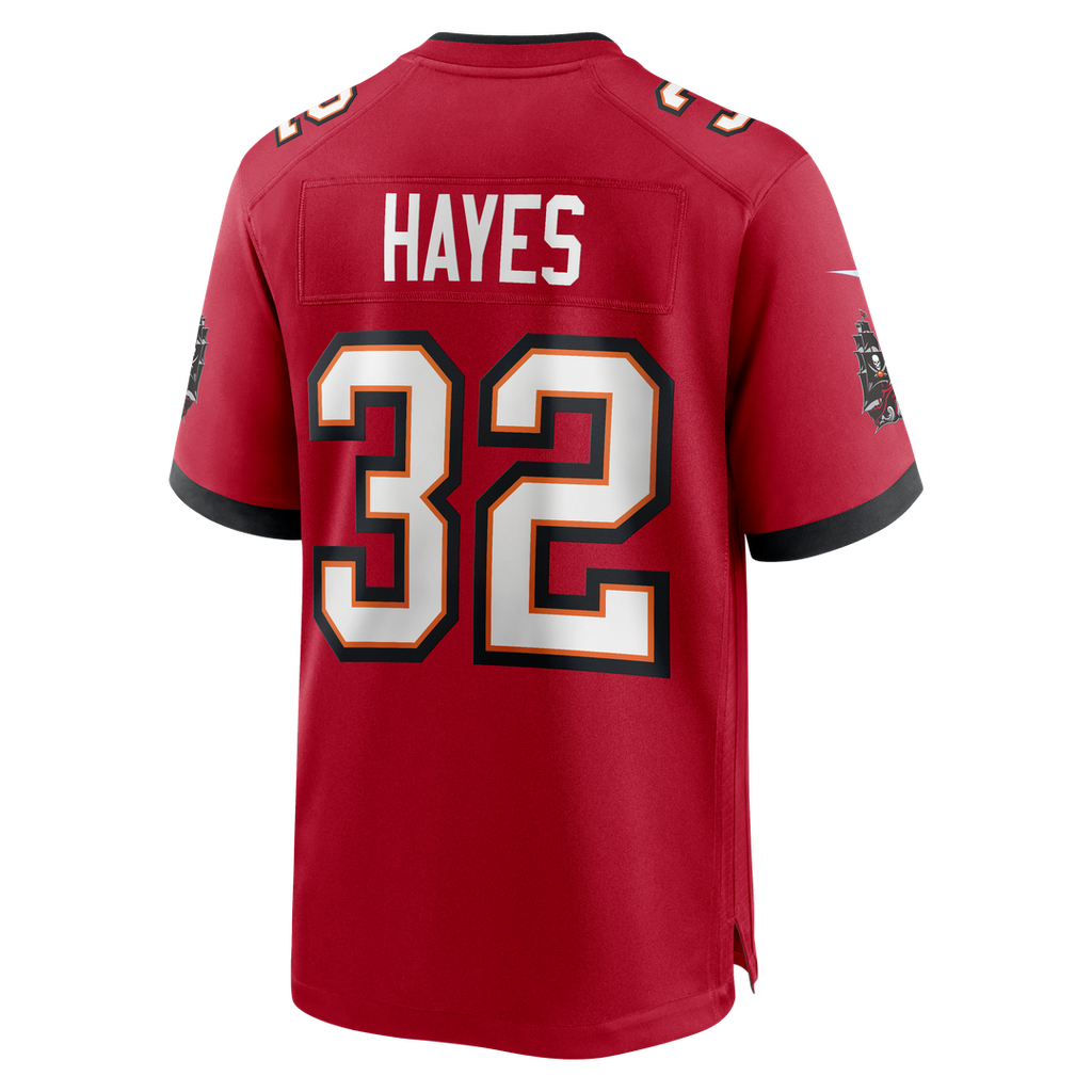 Men's Tampa Bay Buccaneers Josh Hayes Nike  Red  Game Jersey