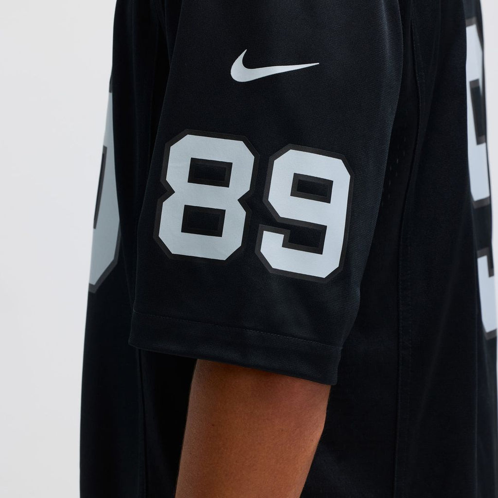 Men's Las Vegas Raiders Brock Bowers Nike  White Game Jersey