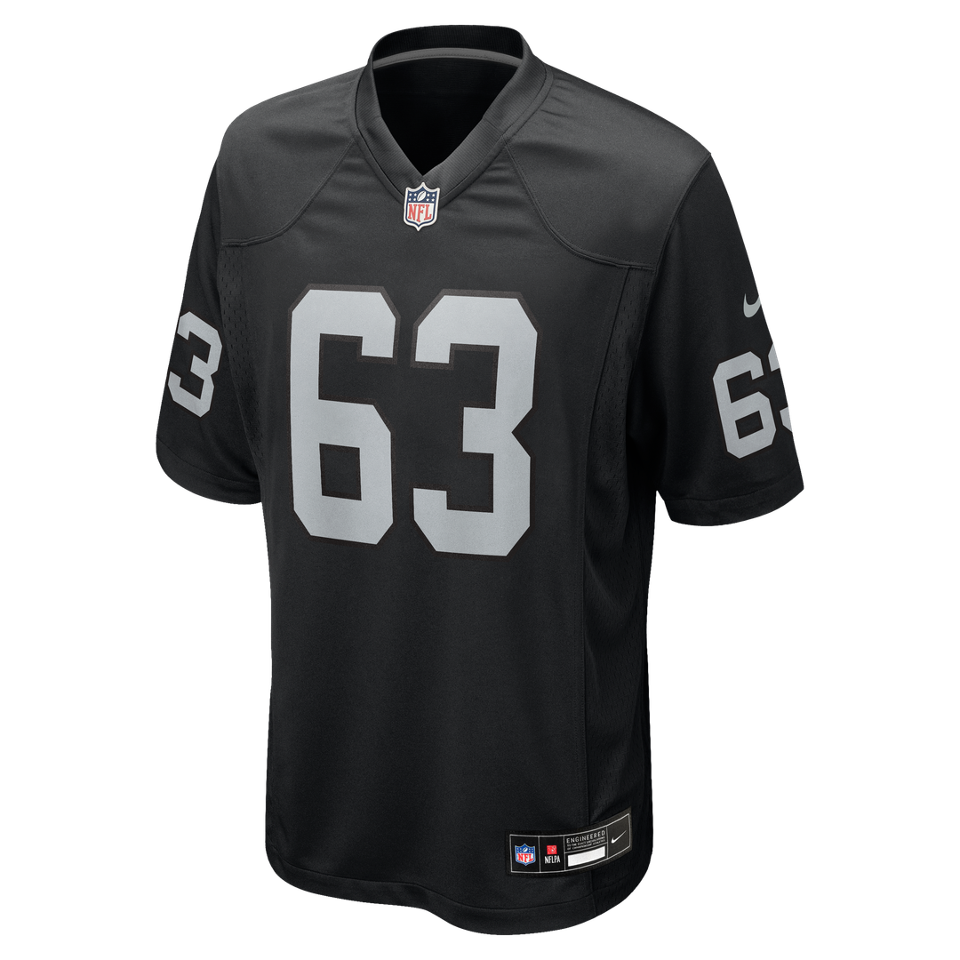 Men's Las Vegas Raiders Gene Upshaw Nike Black Game Retired Player Jersey