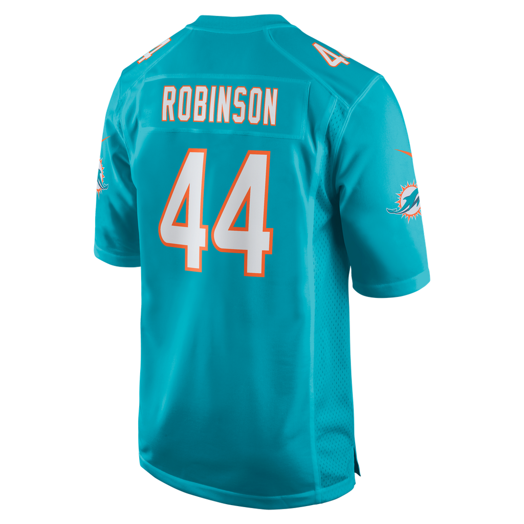 Men's Miami Dolphins Chop Robinson Nike  Aqua  Game Jersey