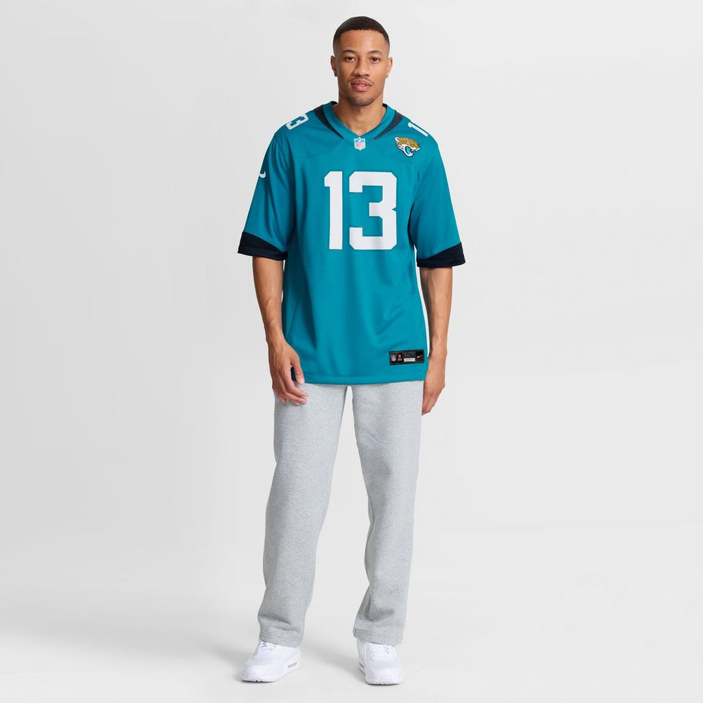 Men's Jacksonville Jaguars Tim Jones Nike  Teal Team Game Jersey