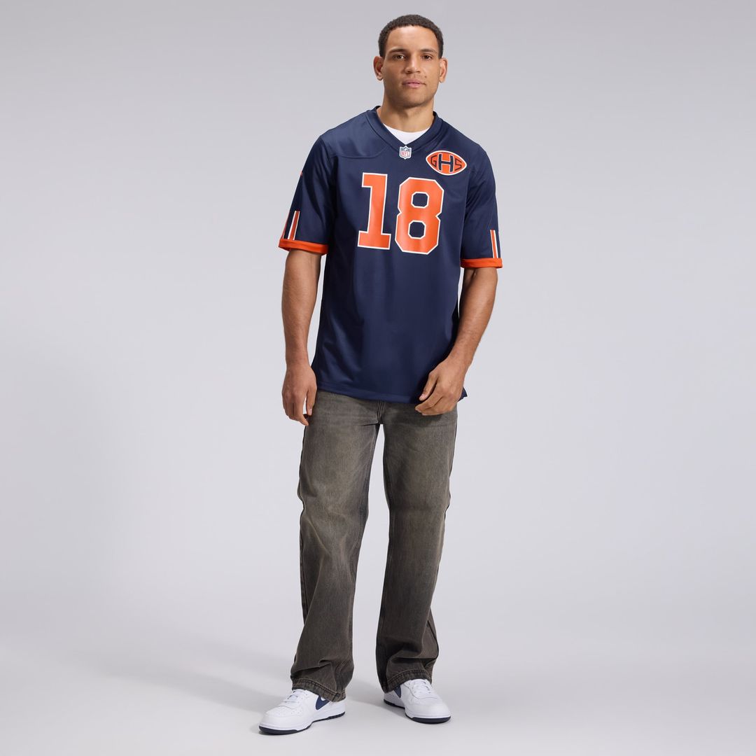 Men's Chicago Bears Caleb Williams Nike Navy 2026 Rivalries Collection Game Jersey
