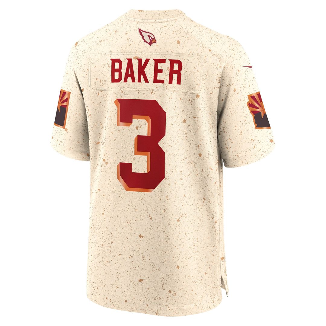 Men's Arizona Cardinals Budda Baker Nike Natural Rivalries Collection Game Jersey