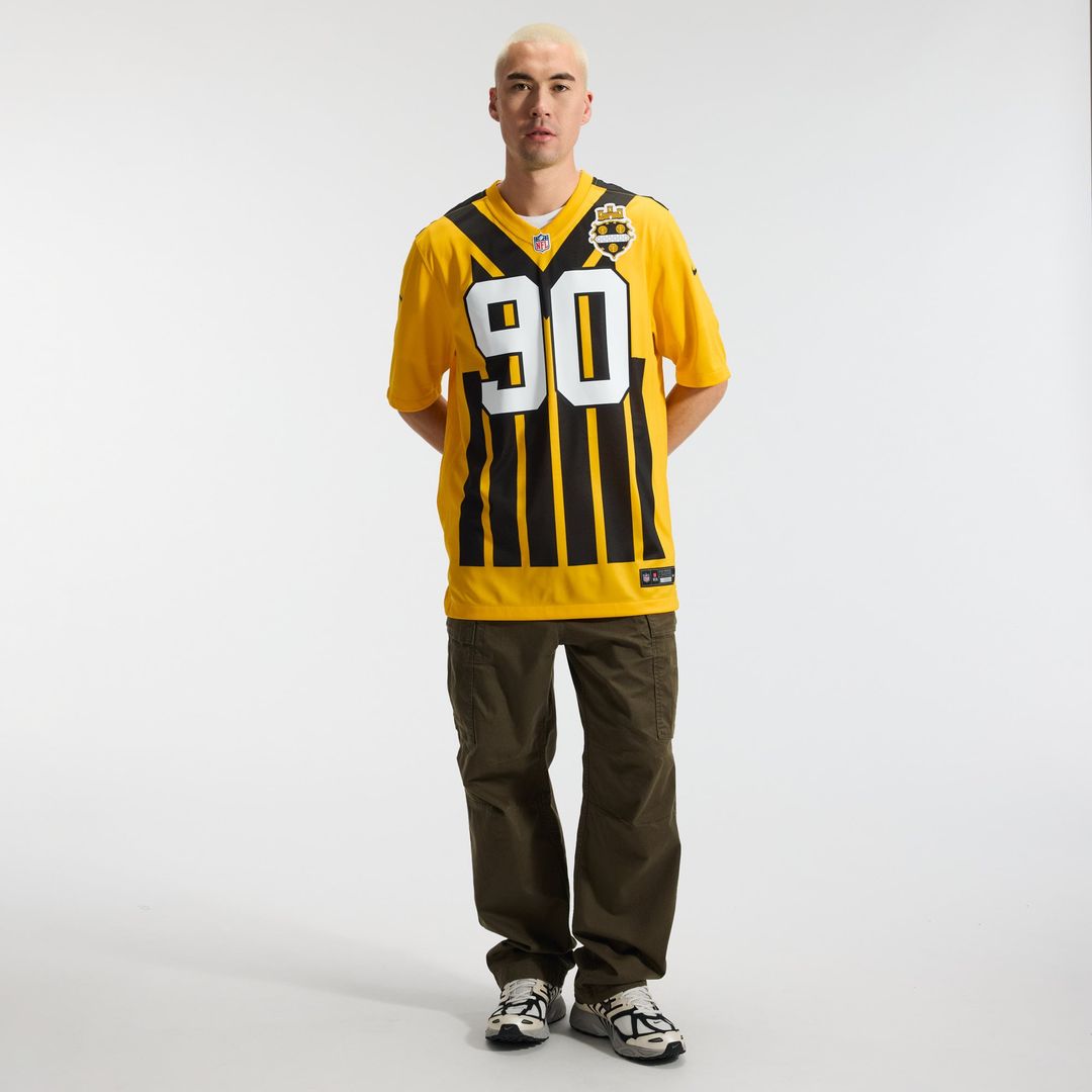 Men's Pittsburgh Steelers T.J. Watt Nike Black Game Jersey