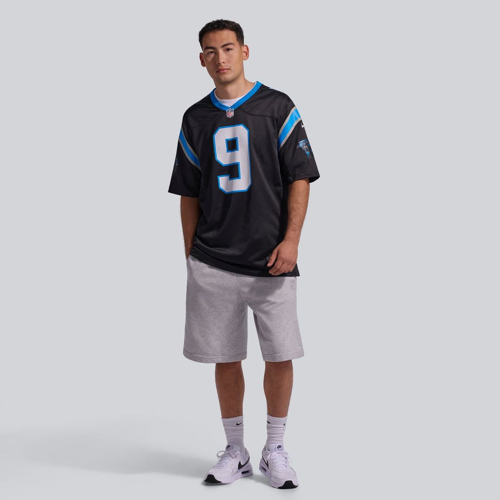 Men's Carolina Panthers Bryce Young Nike Black Team Game Jersey