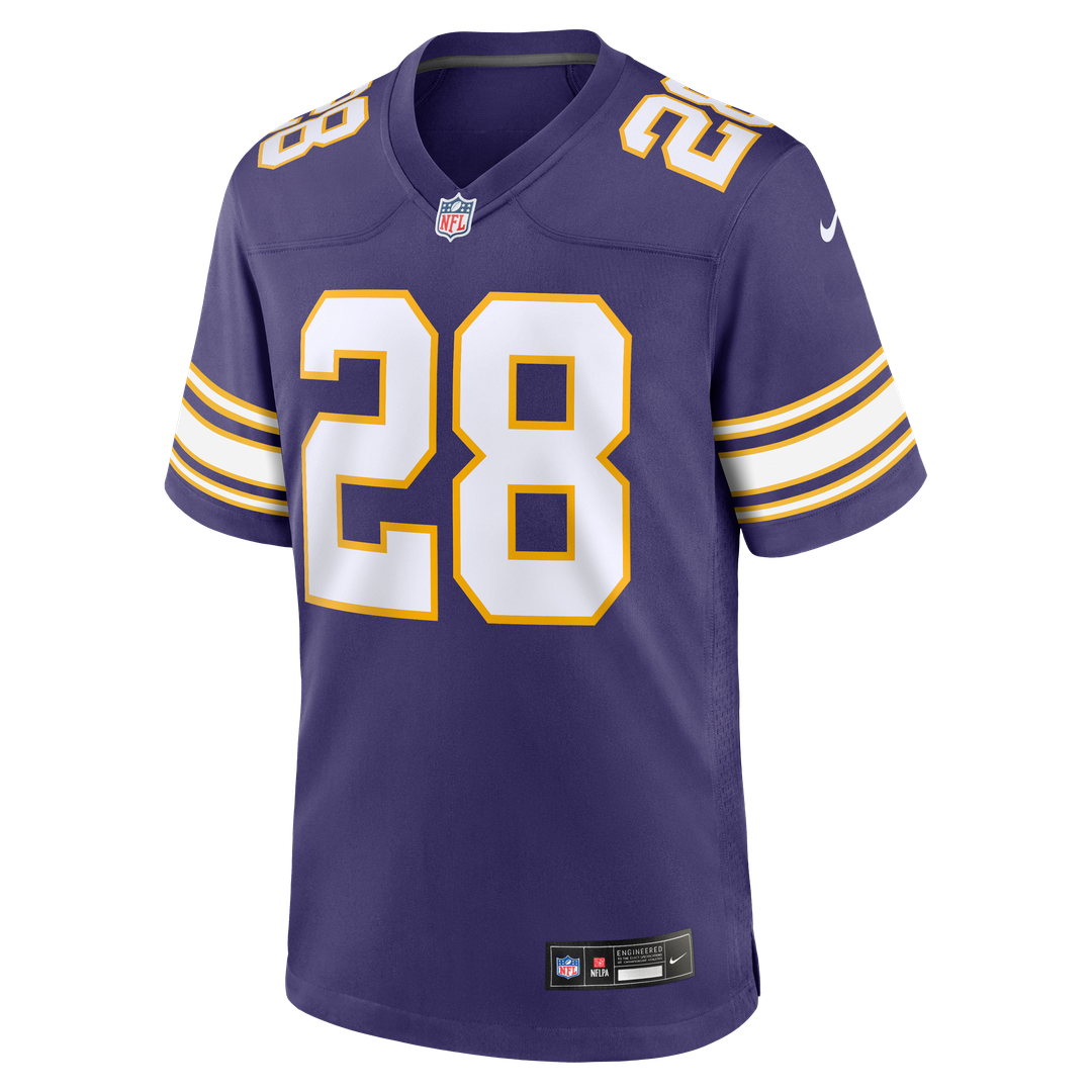 Men's Minnesota Vikings Adrian Peterson Nike Purple Alternate 2 Classic Retired Game Jersey