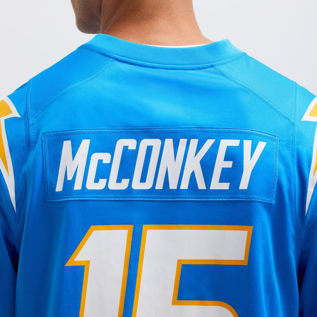 Men's Los Angeles Chargers Ladd McConkey Nike Powder Blue  Player Game Jersey