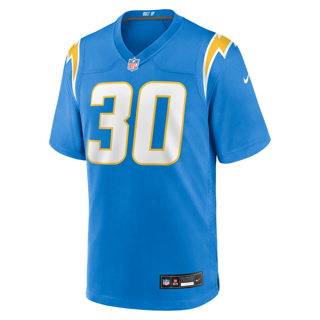 Men's Los Angeles Chargers Alec Ingold Nike Powder Blue Team Game Jersey