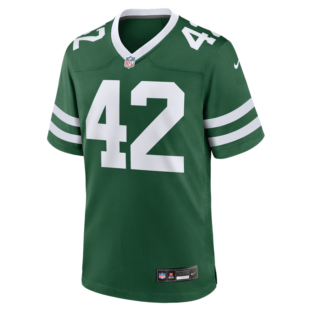 Men's New York Jets Thomas Hennessy Nike Legacy Green Team Game Jersey