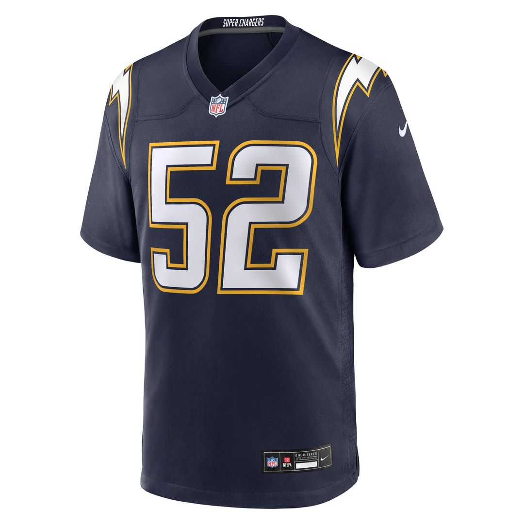 Men's Los Angeles Chargers Khalil Mack Nike Navy Alternate Super Chargers Game Player Jersey