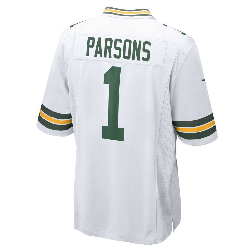 Men's Green Bay Packers Micah Parsons Nike White Game Player Jersey