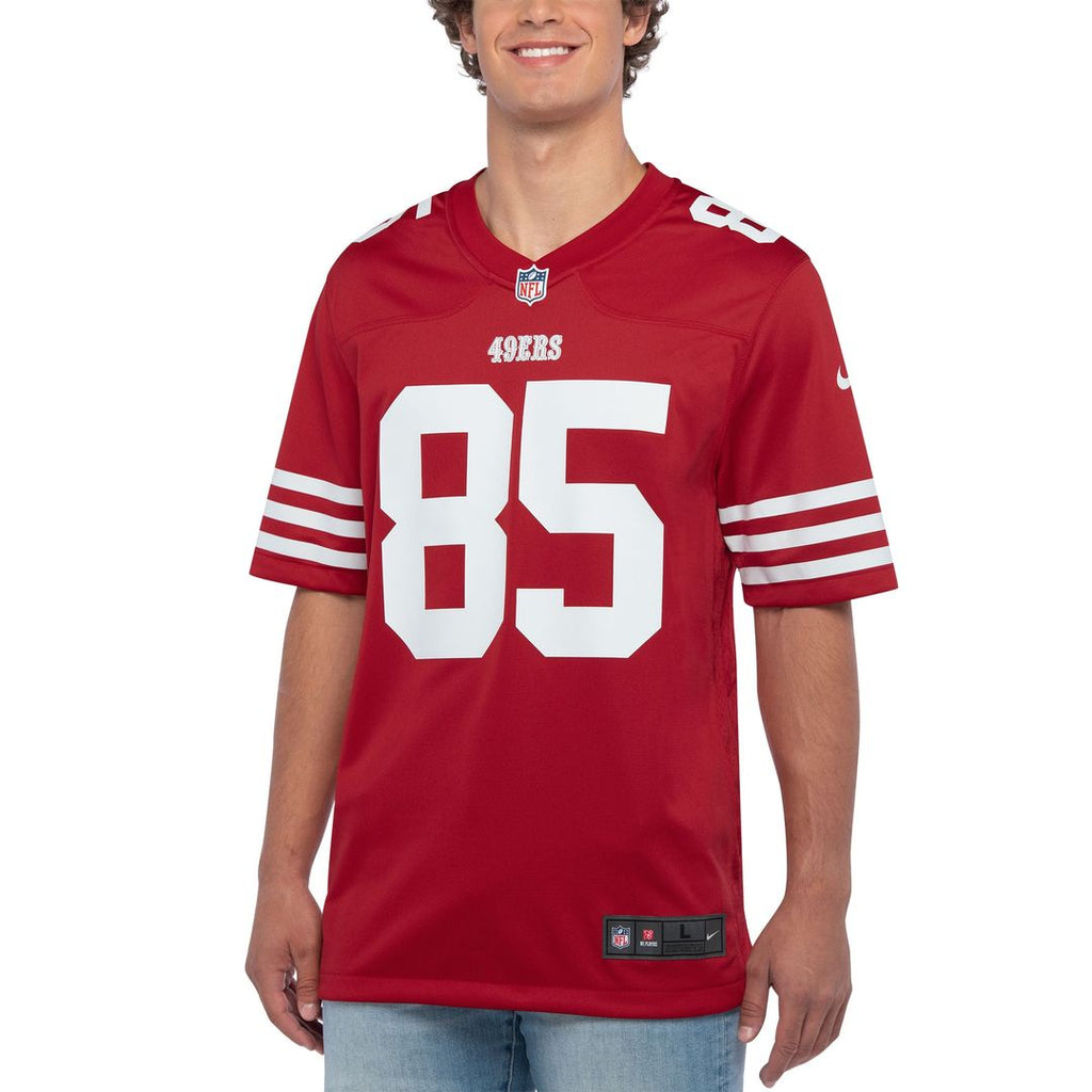 Men's San Francisco 49ers George Kittle Nike White Player Game Jersey