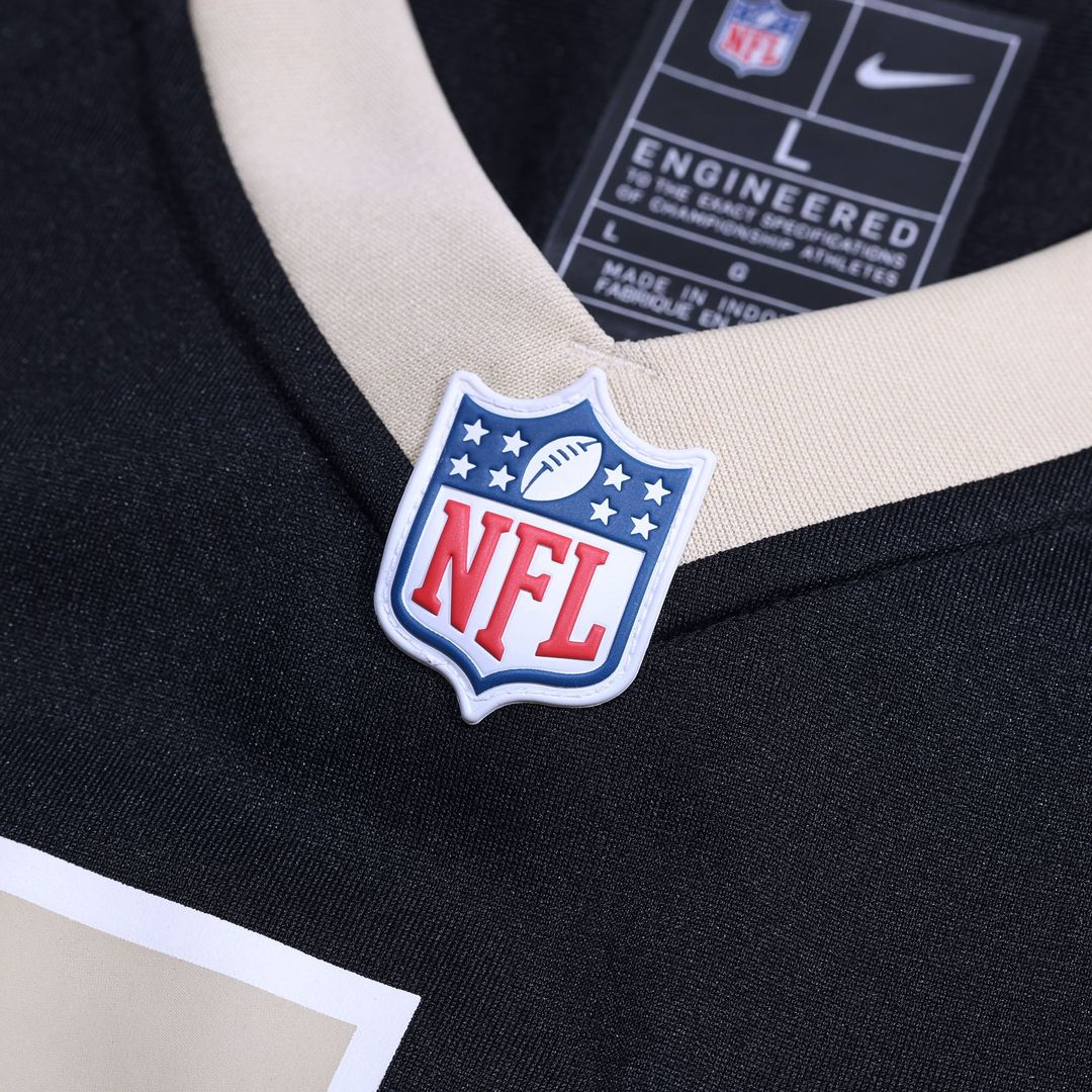 Men's New Orleans Saints Cesar Ruiz Nike Black Game Jersey