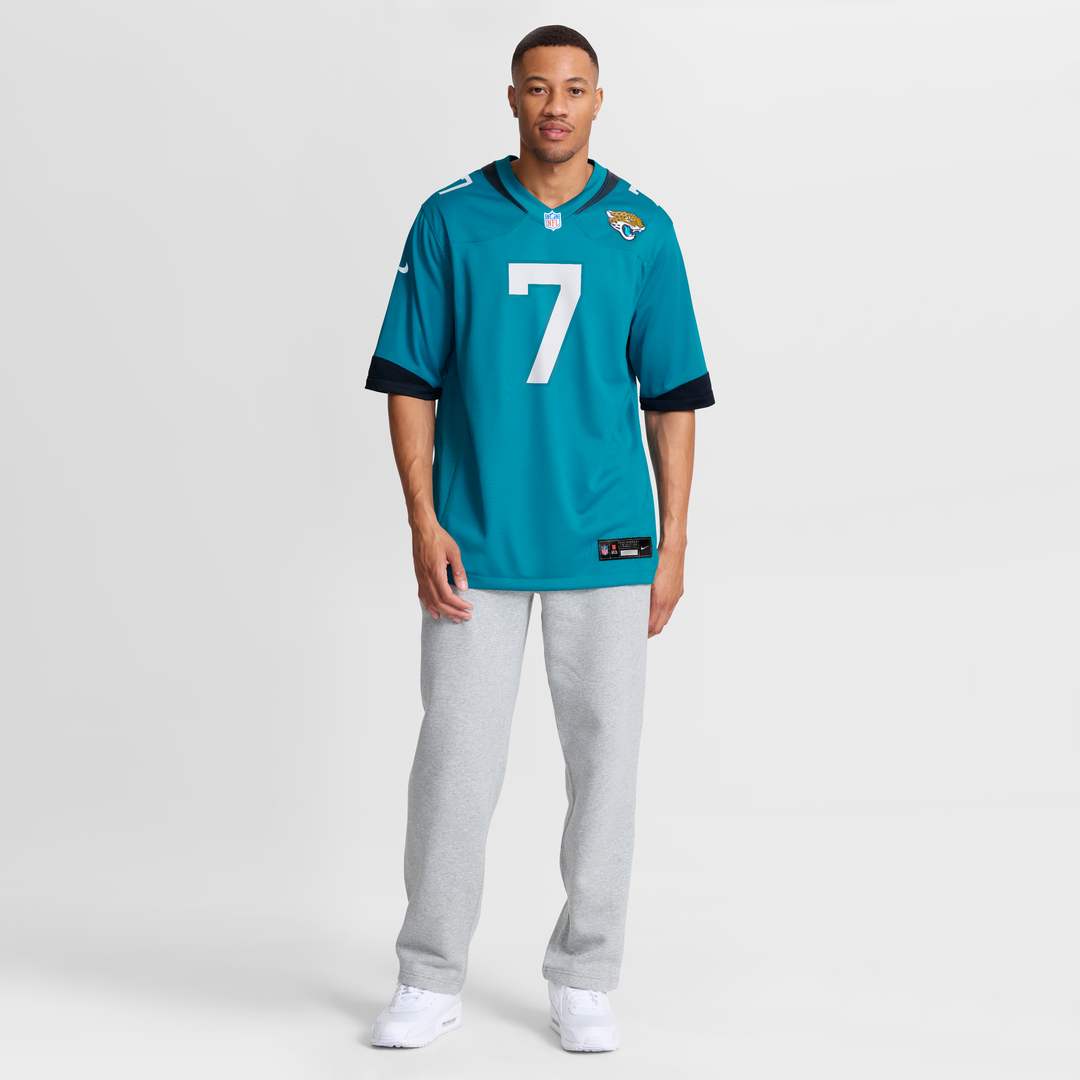 Men's Jacksonville Jaguars Byron Leftwich Nike Teal Retired Player Game Jersey