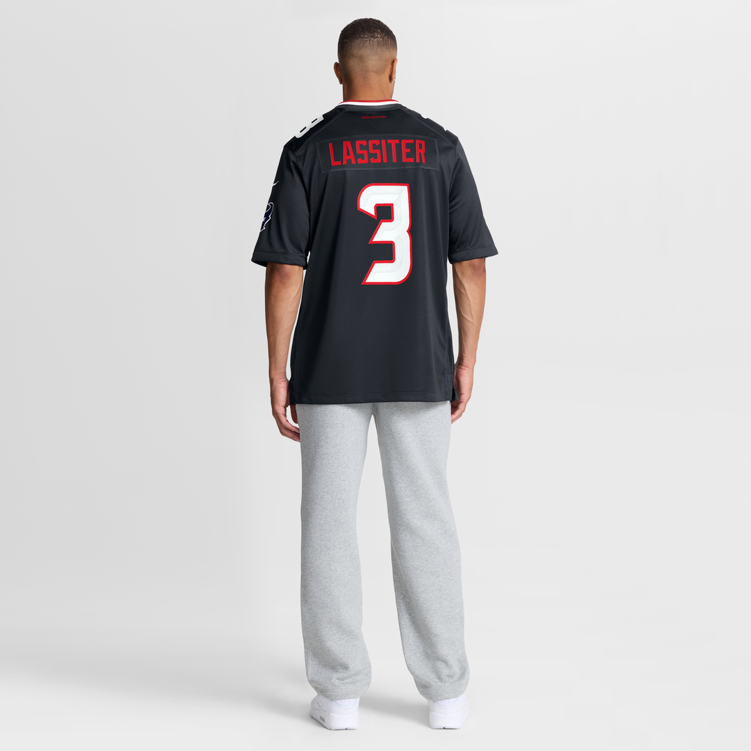 Men's Houston Texans Kamari Lassiter Nike  Navy Team Game Jersey