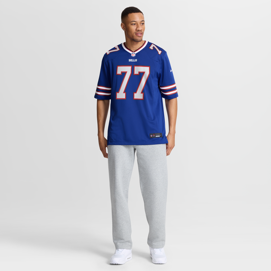 Men's Buffalo Bills Chase Lundt Nike  Royal Team Game Jersey
