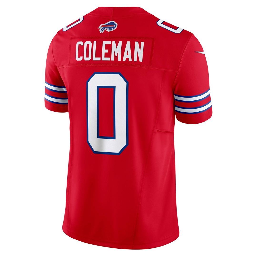 Men's Buffalo Bills Keon Coleman Nike Red Alternate  Vapor F.U.S.E. Limited Jersey