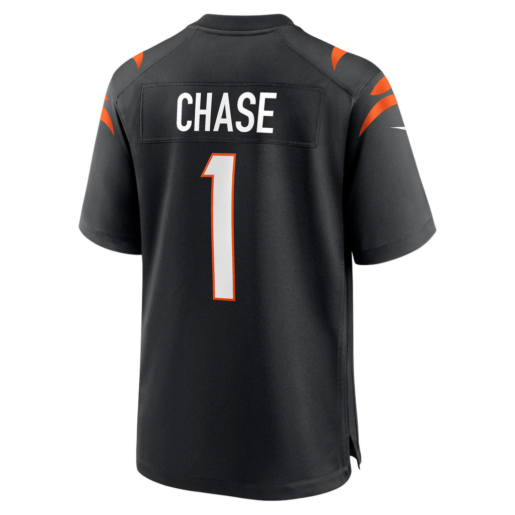 Men's Cincinnati Bengals Ja'Marr Chase Nike Orange Alternate Game Jersey