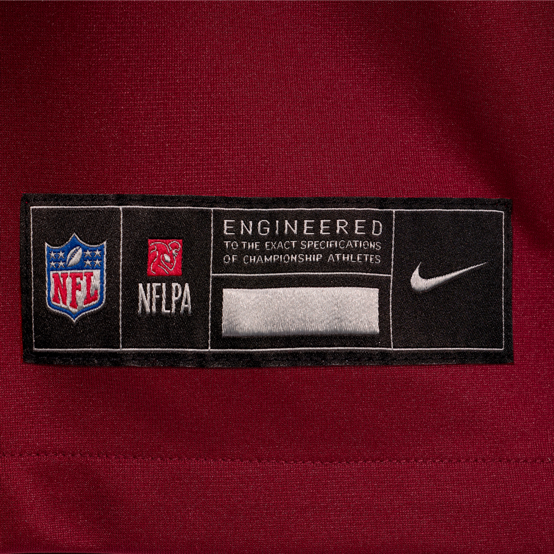 Men's Washington Commanders Car'lin Vigers Nike  Burgundy Team Game Jersey