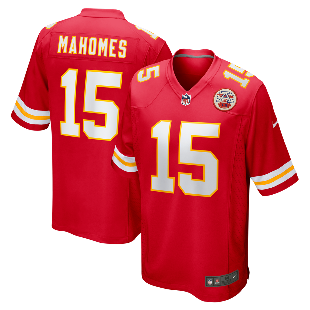 Men's Kansas City Chiefs Patrick Mahomes Nike Red Game Jersey