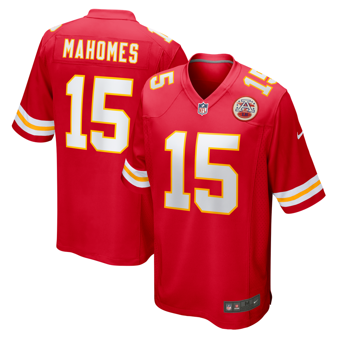 Men's Kansas City Chiefs Patrick Mahomes Nike Red Game Jersey