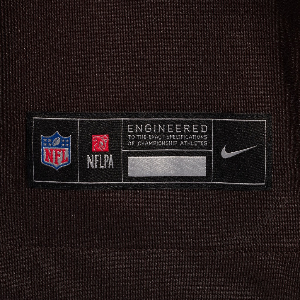 Men's Cleveland Browns Carson Schwesinger Nike Brown 2025 NFL Draft Game Jersey