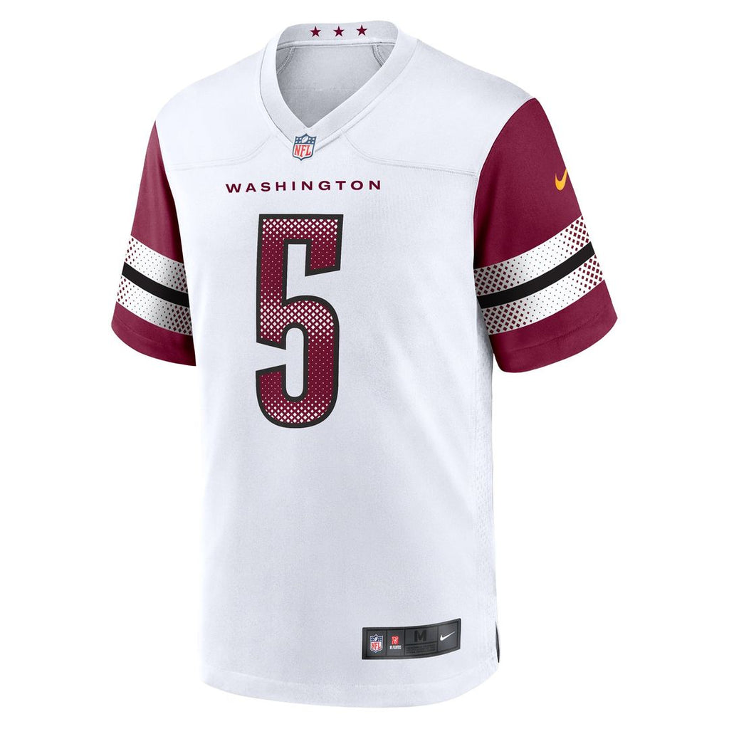 Men's Washington Commanders Jayden Daniels Nike White  Player Game Jersey