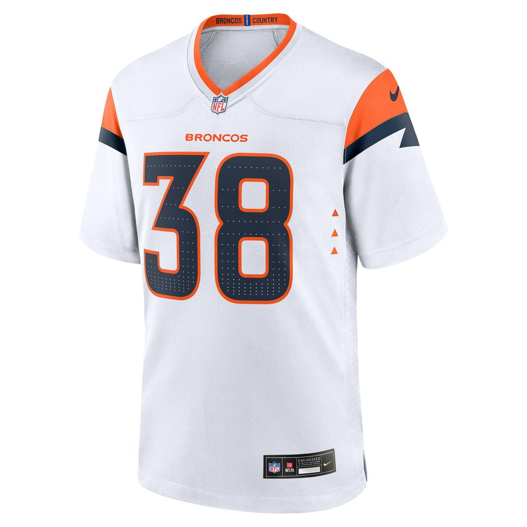 Men's Denver Broncos Jaleel McLaughlin Nike  Orange Team Game Jersey