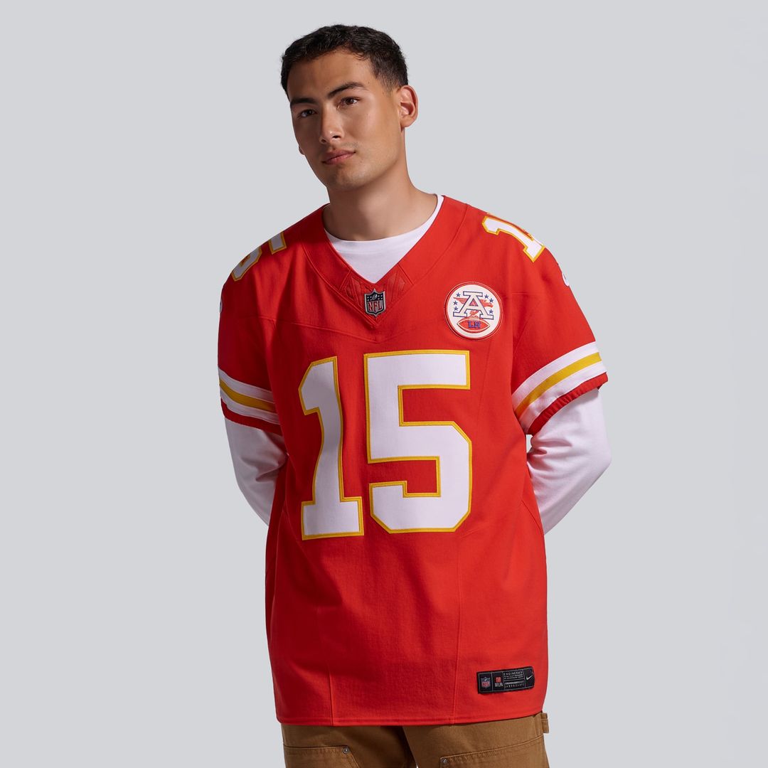 Men's Kansas City Chiefs Patrick Mahomes Nike Red Team Vapor F.U.S.E. Elite Jersey