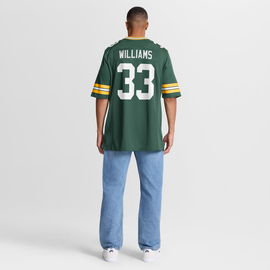Men's Green Bay Packers Evan Williams Nike  Green  Game Jersey