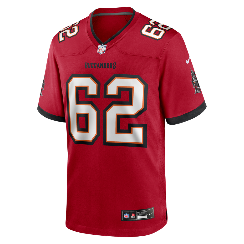 Men's Graham Barton Pick No. 26 Nike Red  Player Game Jersey