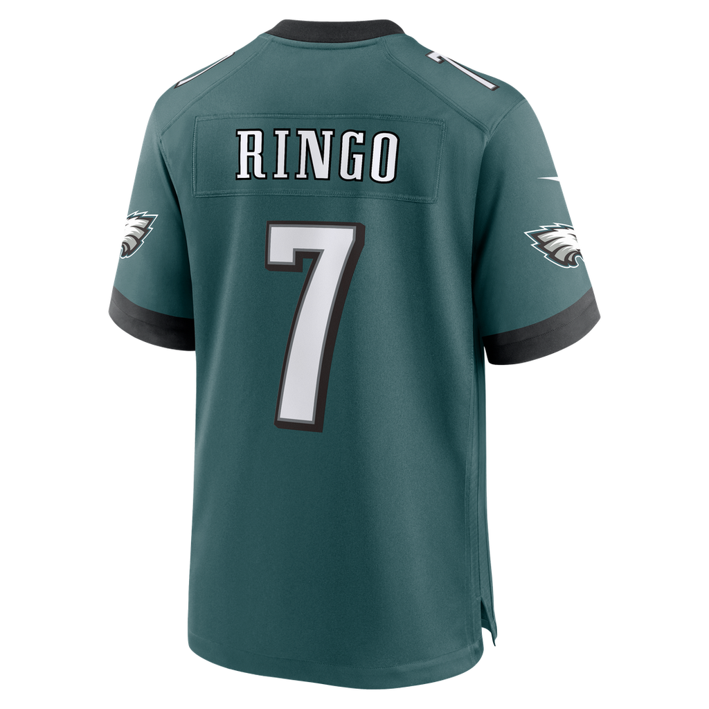 Men's Philadelphia Eagles Kelee Ringo Nike  Midnight Green Team Game Jersey