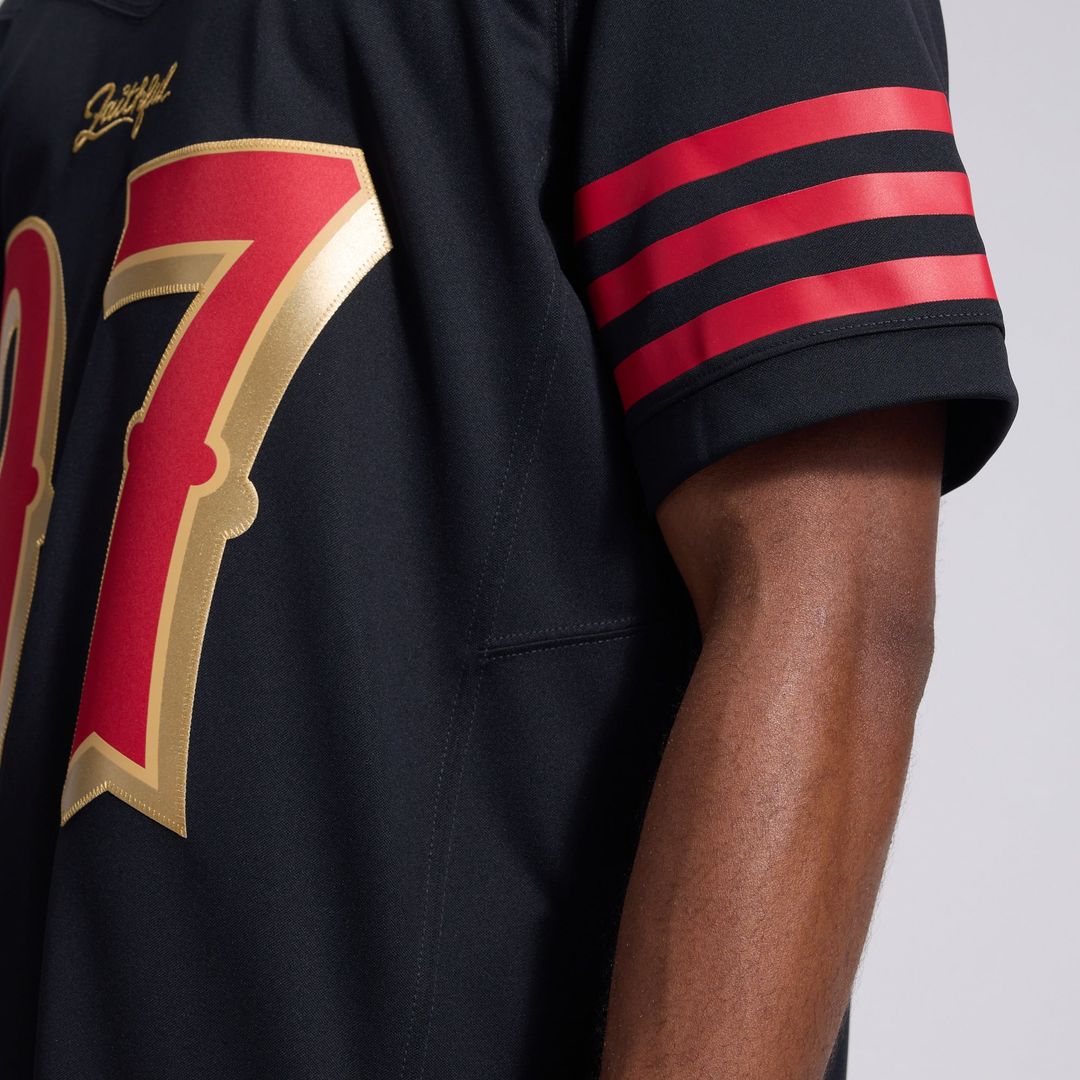 Men's San Francisco 49ers Nick Bosa Nike Black Rivalries Collection Stitched Limited Jersey